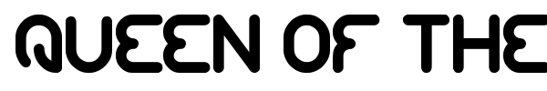 Queen Of The Modern Age font preview